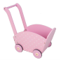 XL10219 Wooden Children Toys Pink Shopping Trolley